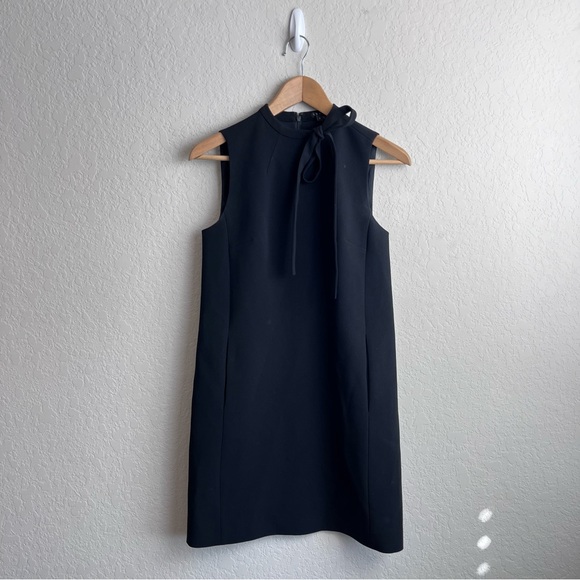 Theory Nurita Dress Shift Dress Neck Tie - Picture 2 of 13